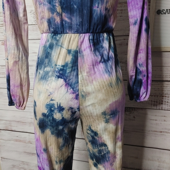 TIE dye jumpsuit size S - Picture 6 of 15